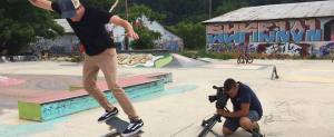 skateboarding