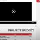 project budget screen